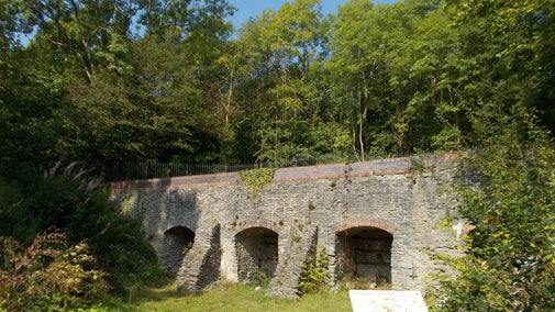 Lime Kiln viewed from walk.